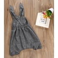 thumbnail image 2 of stylesilove Unisex Baby Easter Bunny Ears Harem Pants Suspender Romper (Grey, 110/2-3 Years), 2 of 3