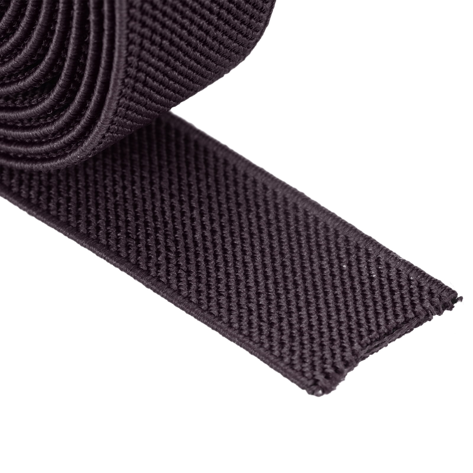 MECCANIXITY Twill Wide Elastic Band Double-Side 1.5 inch(1 1/2 inch) Flat 2  Yard Woven Elastic Band Knit Elastic Spool Heavy Stretch Strap Black for