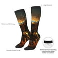 thumbnail image 4 of Pofeuu Cool Black Eagle Print Stockings, Adult Running Hiking Socks for Youth and Adult, 4 of 6