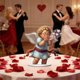 thumbnail image 4 of Uuiauoio Valentine's Day Decorations 2D Acrylic Angel Desktop Statue Cupid/Couple Valentine's Day Figurine Romantic Decoration Table Home Party Ornaments, 4 of 6