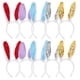 thumbnail image 1 of 10 diademas de orejas de conejo de Pascua con lentejuelas, estilo variado, 1 of 8