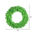 thumbnail image 2 of Vickerman 36" Plastic Fir Artificial Christmas Wreath in Lime Green, 2 of 2