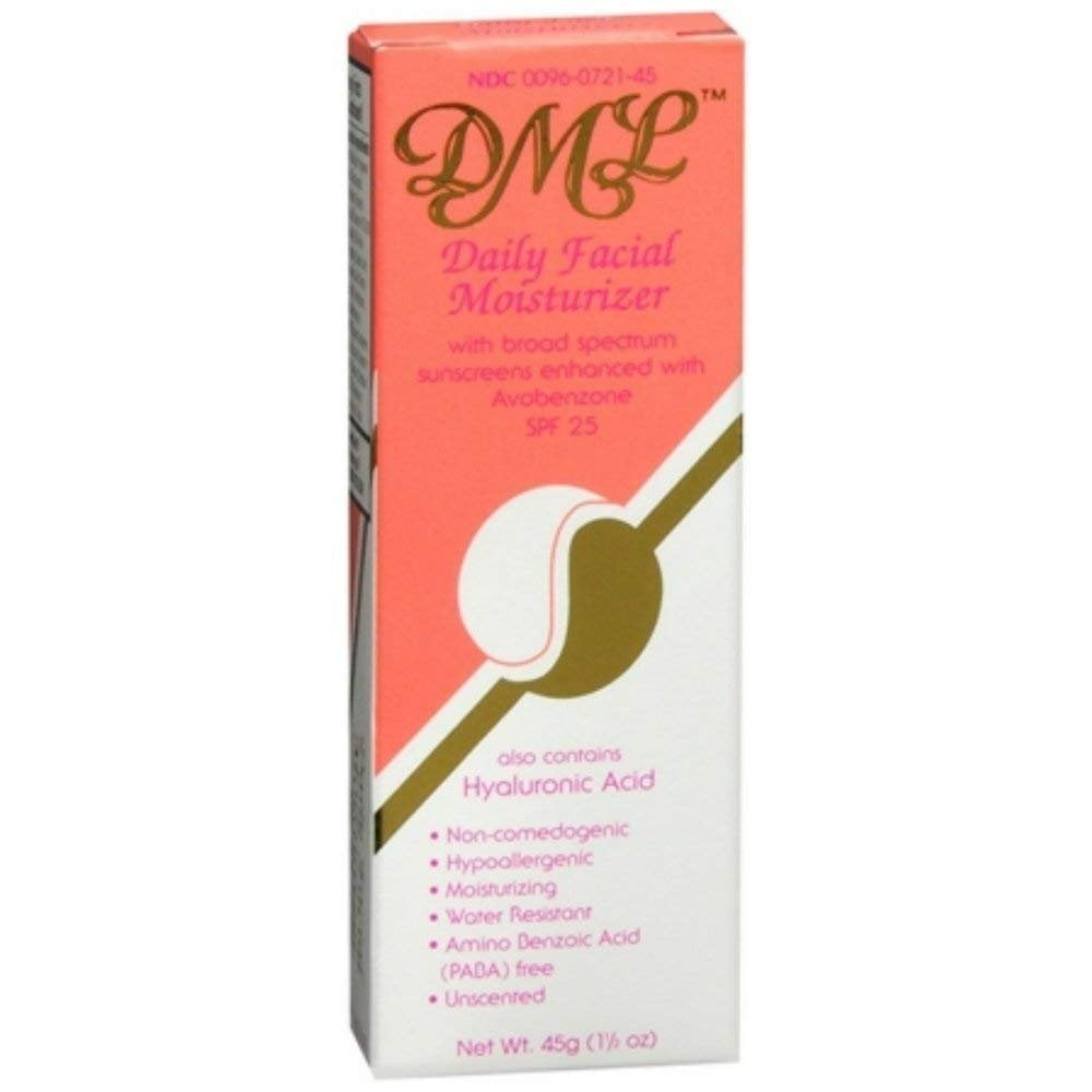 Dml Dml Daily Facial Moisturizing Lotion For Sun Screen SPF 25 1.5 Oz, 2-Pack