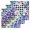 Black, variant on Blue Purple Flowers Kitchen Dish Towels for Drying Dishes Set of 4, Spring Seasonal Botanical Florals Waffle Weave Microfiber Hand Tea Bathroom Towels Quick Dry & Absorbent Towel 12x12