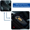 thumbnail image 5 of Leo Soft Furry Printed Car Armrest Cover 12.5x8.2 Inch - Comfortable Armrest Accessories Mat, 5 of 6