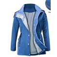 thumbnail image 2 of THORMN Imperméable Léger Manteau de Pluie Multicolore à Capuche pour Femmes Camping Randonnée Cyclisme, 2 of 2