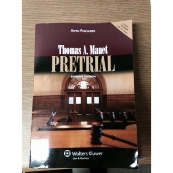 Pre-Owned Pretrial, Seventh Edition (Paperback) 0735572038 9780735572034