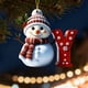 thumbnail image 4 of Adornos navideños personalizados con letras 2025 | Colgante acrílico para decorar el árbol | Adornos navideños personalizables para la decoración del hogar, 4 of 6