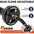 thumbnail image 4 of Frizi Single Burner Camping Stove, 200000 BTU Heavy Duty Propane Gas Stove, Tripod Stand with Adjustable Regulator & Steel-Braided Hose, 4 of 6