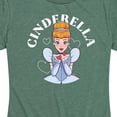 thumbnail image 3 of Disney Princess - Cinderella Kiss - Women's Short Sleeve Graphic T-Shirt, 3 of 5