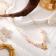 thumbnail image 6 of NICKSUN Boho Summer Beach Starfish Shell Chip Beaded Necklaces, Color Dopamine Irregular Crushed Stone Seashell Stackable Chokers, Ocean Resort Layered Statement Jewelry, 6 of 7