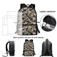thumbnail image 5 of Uorisanigo Camo Dinosaur School Backpack Kids 17 inch Student School Bag for Preschool Elementary Kindergarten Casual Daypack with Adjustable Padded Straps, 5 of 6