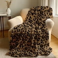 thumbnail image 6 of MInHoues Halloween Throw Blanket 70x51", Extra Soft Skull Leopard Print Blanket, Cozy Decorative Throw for Couch Bed, Spooky Fall Room Decor, 6 of 6