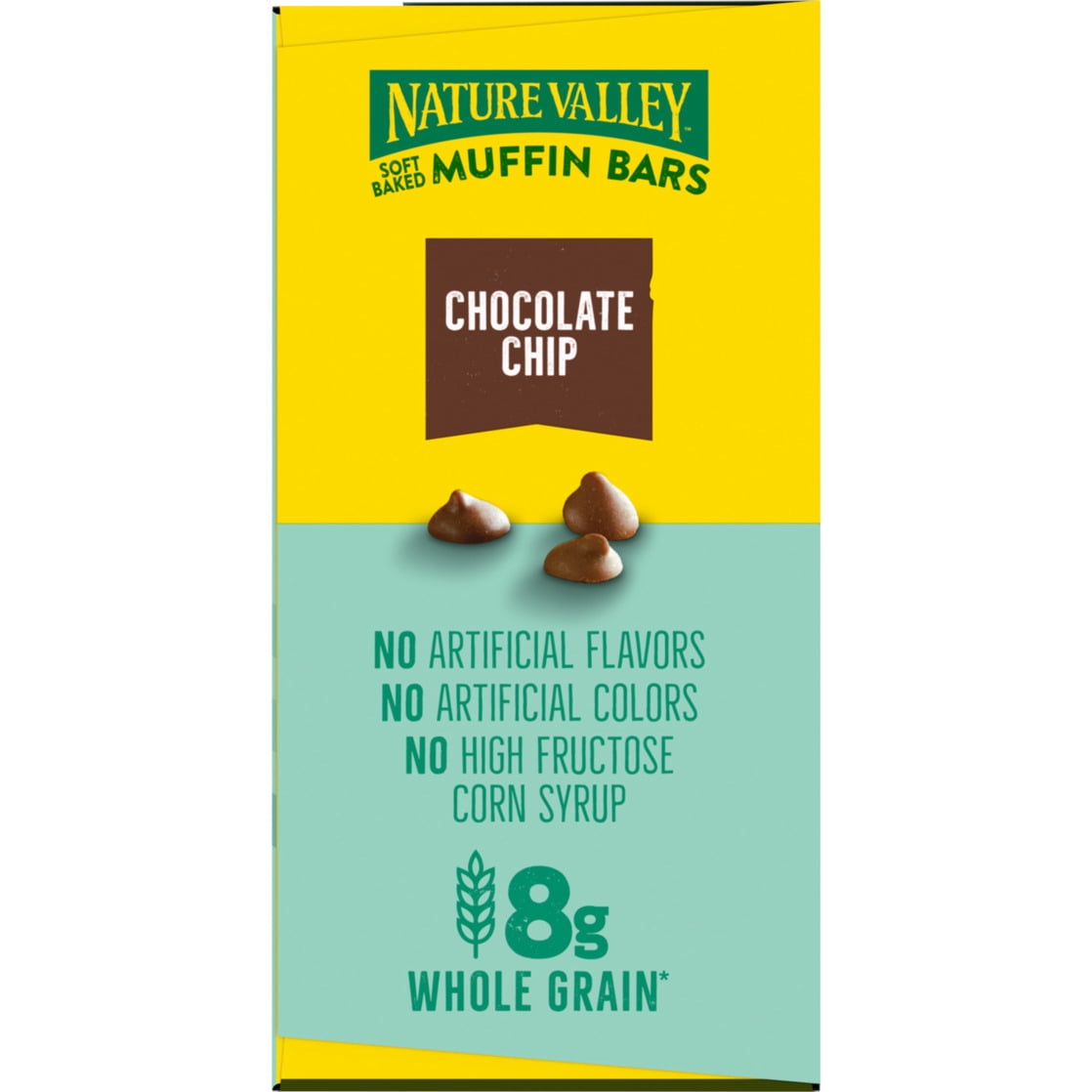 (6 pack) Nature Valley Soft Baked Muffin Bars, Chocolate Chip, Snack Bars, 10 Bars, 12.4 oz