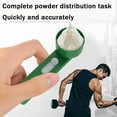 thumbnail image 3 of Powderpal Mess-Free Powder Scoop, Multifunctional Powder Sliding Spoon, Multi Purpose Scoop with Built in Funnel, Collagen Formula Coffee Scoops & Funnels System for Narrow Bottles (2TBS-Orange), 3 of 10