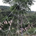 thumbnail image 5 of Simulación de telaraña, triangulación, accesorios de decoración al aire libre para Halloween, juguetes grandes y difíciles, fiesta temática, 5 of 5