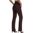 thumbnail image 4 of Women's Dress Pants Stretchy Straight Leg Yoga Work Slacks with Pockets Business Casual Pants Petite/Regular/Tall, 4 of 17