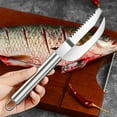 thumbnail image 4 of Kcavykas Home Kitchen Prep Multitasker: 2-in-1 Scale Remover and Dissection Tool - Multifunctional Stainless Steel for Household and Kitchen Use - Get the Done Kitchen & Dining, 4 of 9