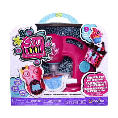 Sew Cool - Sewing Studio Sewing Machine With 9 Projects, Red