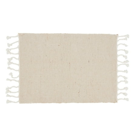 Saro Lifestyle Tassel Design Jute And Cotton Placemat (Set of 4)