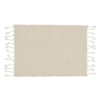 Saro Lifestyle Tassel Design Jute And Cotton Placemat (Set of 4)