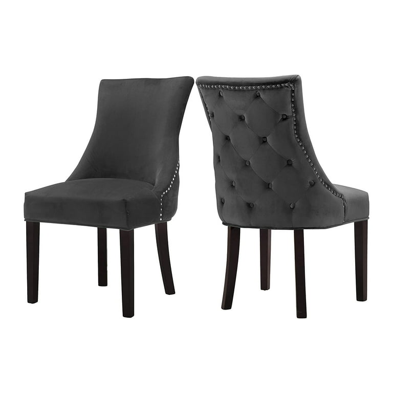 Meridian Furniture Hannah Velvet Dining Chair Meridian Furniture Hannah Velvet Dining Chair
