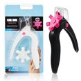 thumbnail image 4 of 2 Pieces Acrylic Nail Clipper Stainless Steel Nail Tip Cutter Gel False Nail Trimmer Fake Nail Clipper Adjustable Nail Cuticle Edge Trimmer Nail Art Manicure Tools, 4 of 4