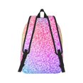 thumbnail image 3 of Daiia Colorful Glitters Vintage Canvas Backpack for Men and Women ,Hiking Backpack,Travel Laptop Bag for School,Large Capacity Backpack, 3 of 8