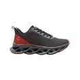 thumbnail image 2 of Tenis Para Hombre Charly® Running Textil Color Negro Rojo negro 27.5, 2 of 6