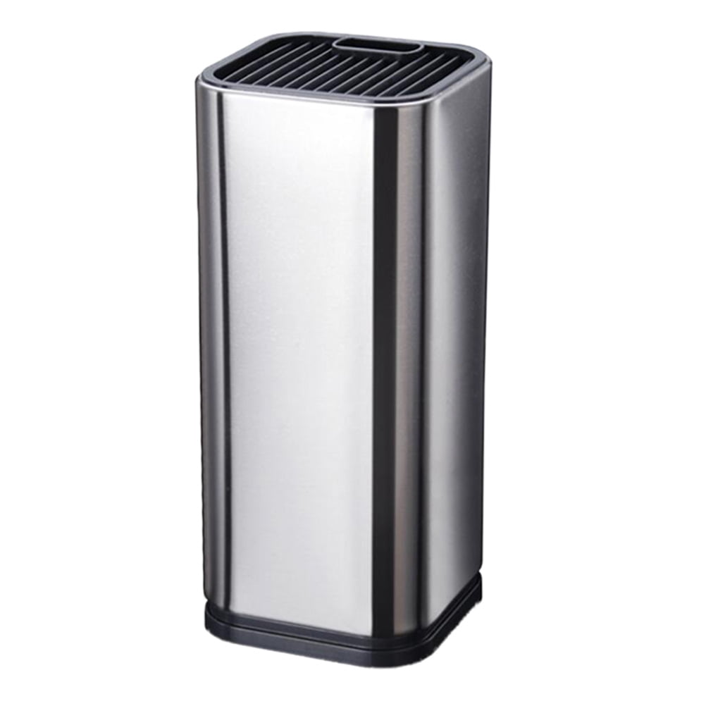 Miangastore Bloc de Couteaux Argent 1Pcs 9.16x3.93x3.93 Po Acier Inoxydable