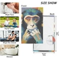 thumbnail image 3 of GZHJMY Abstract Monkey Painting Hand Towels Set of 2 Pack - 16 x 28 Inches Extra Absorbent Pure Washcloth Towels, Super Soft Hand Towel for Bathroom, Hotel, Kitchen, Gym, 3 of 7