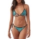 thumbnail image 1 of Fotbe Let's go Travel Traje de Baño para Mujer de Dos Piezas – Bikini Sexy de Tirantes Tipo Halter con Diseño Triangular, 1 of 6