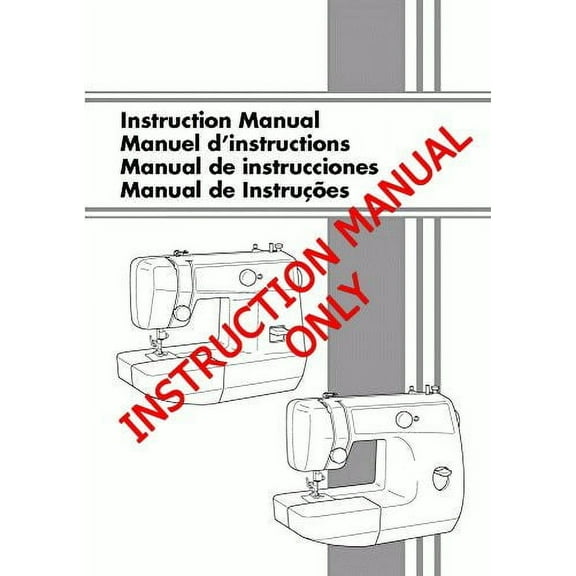 Brother LS 2125 Sewing Machine Owners Instruction Manual (Paperback)