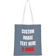 thumbnail image 1 of Custom Tote Bag Bags With Logo Personalized Custom Bags Shopping Bags Reusable Grocery Bags Bulk - Add Your Text Image, 1 of 8