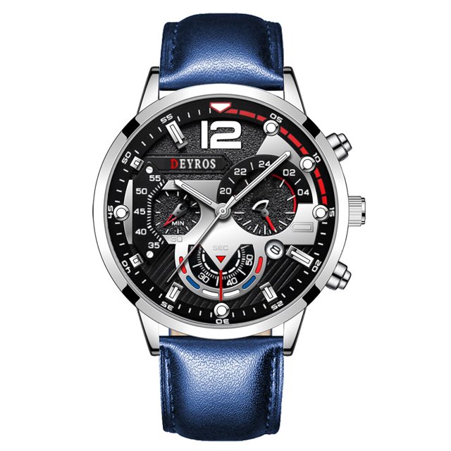 2022 relojes de moda para hombre, reloj de pulsera de cuarzo de acero inoxidable de lujo, reloj luminoso con calendario, reloj de cuero informal de negocios para hombre Tan Jianjun unisex