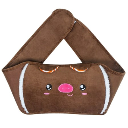 

Leadrop Warm Belt Fasten Tape Adjustable Length Strong Adhesion Washable Pocket Design Warm Waist Belt for Home