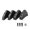 Black, variant on 4pcs Universal Shark Fins Style Black Lower Rear Car Bumper Spoiler Splitter Wing Lip Diffuser Modified Kit Decoration