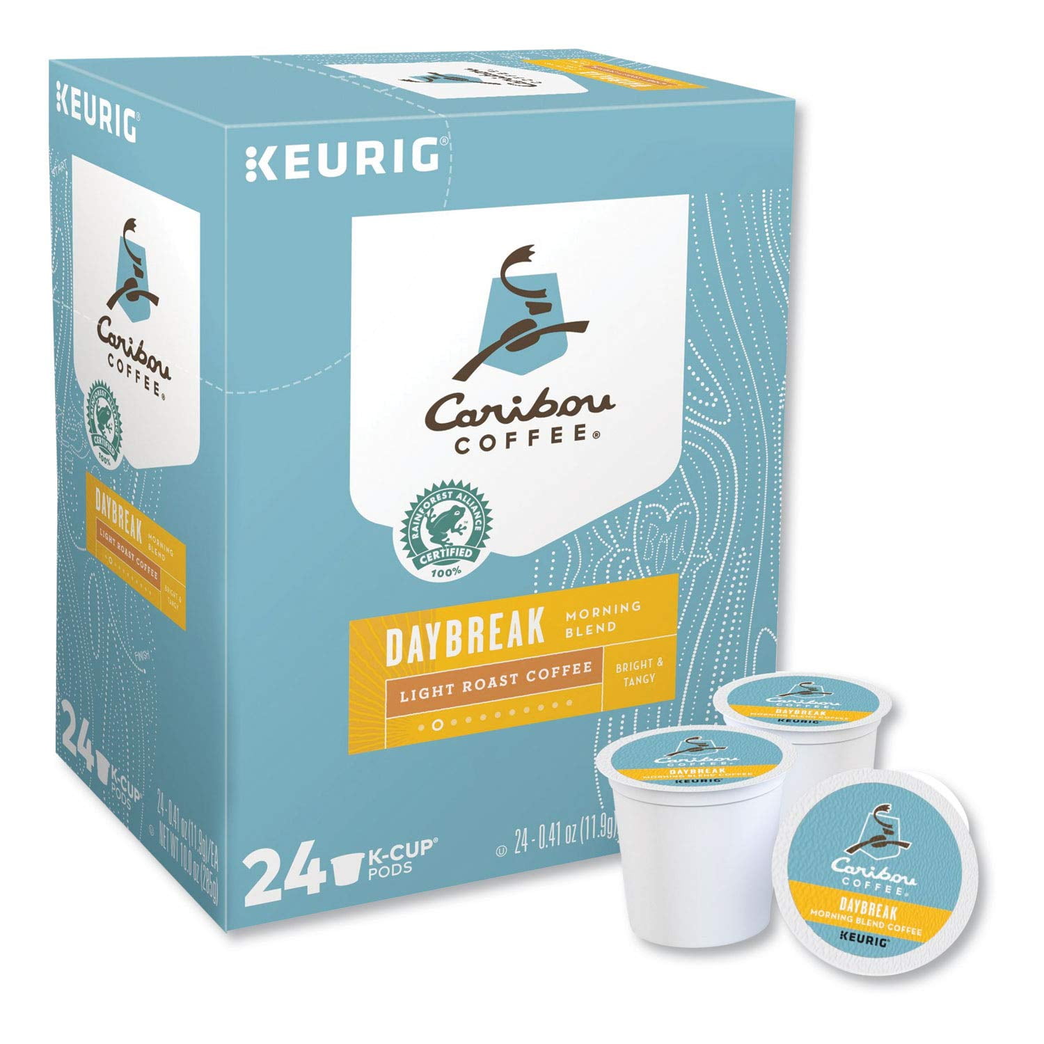 Caribou Coffee Daybreak Morning Blend, K-Cups for Keurig Brewers, 96-Count