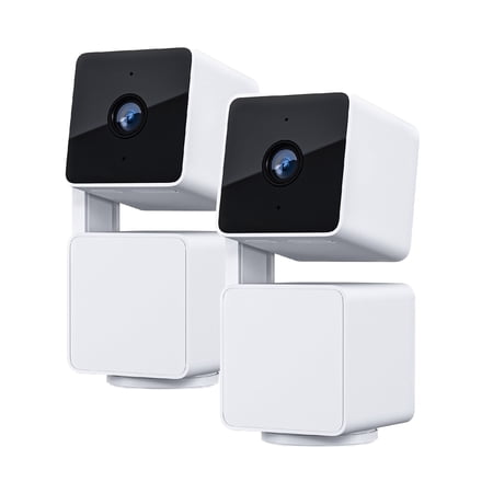 Wyze Pan v3 Indoor/Outdoor Camera + 6 Months Cloud,2-pack