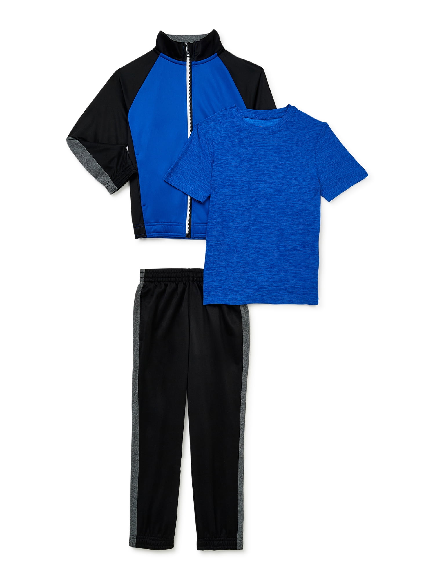 Athletic Works Boys TShirt, Jacket and Pants Set, 3Piece, Sizes 418