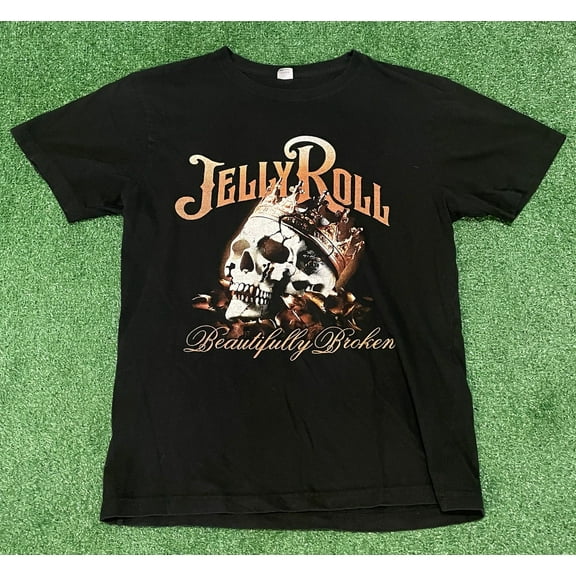 Jelly Roll Beautifully Broken Tour Shirt Size Medium
