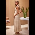thumbnail image 4 of Vestido de Verano para Mujer, con Cordones, Escote en V, Borlas, Corte en A, Fluido, Estilo . S, 4 of 9