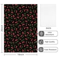 thumbnail image 2 of 6 Pcs Funny Kitchen Towels,Black Christmas Cherry Pattern Microfiber Dish Towels,Kitchen Tea Towels,Kitchen Towel Set (18" X 26"), 2 of 7