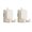 White, variant on 2PCS Suction Cup Hooks,Double Hook Design,One-Hand Operation No Drilling Hooks,Towels And Small Items Hanging Hooks,for Kitchen Bathroom