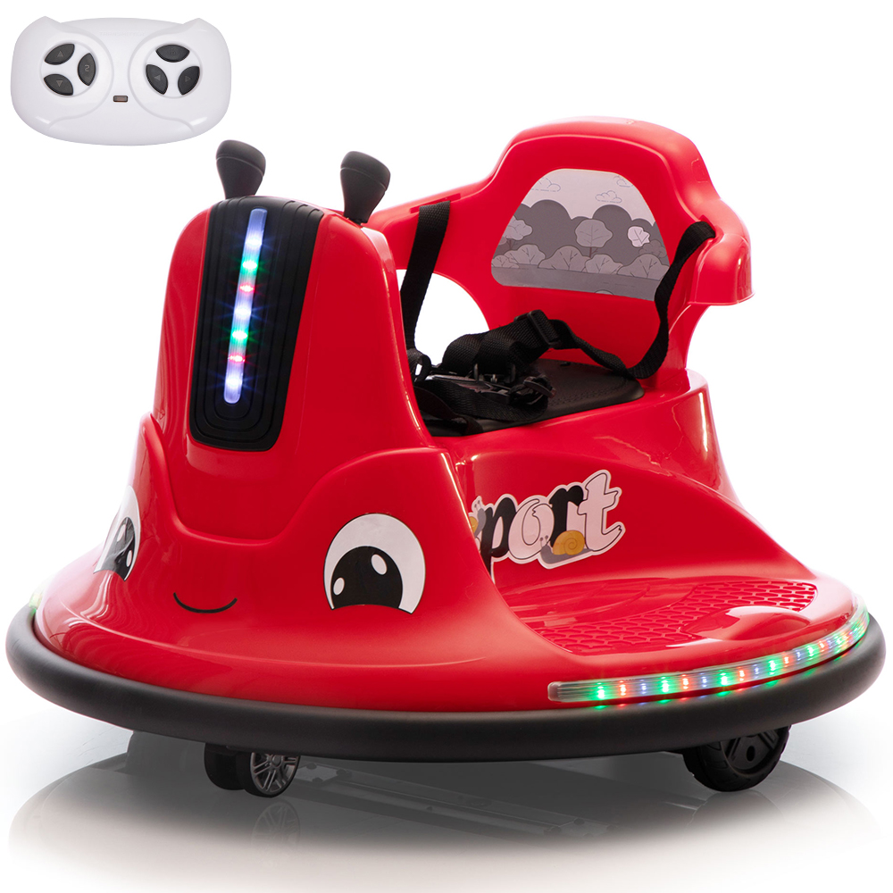 iRerts 12 Volt Bumper Car for Kids Toddlers, Battery Powered Ride On
