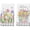 Tulip Bloom Vase, variant on Tulip Butterfly Floral Spring Kitchen Towels Dish Towels, 16x24 Inch Farmhouse Summer Decoration Cleaning Set of 2