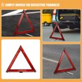 thumbnail image 4 of Miangastore 5pcs Foldable Emergency Triangles For Vehicles Reflective Warning Triangle Kit Roadside Safety Triangle For Car Emergency Dot, 4 of 9
