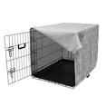 thumbnail image 3 of Victorian Dog Crate Cover, Continuous Delicate Thin Line Drawn Floral Pattern in Calm Tones, Easy to Use Pet Kennel Cover Small Dogs Puppies Kittens, 7 Sizes, Eggshell and Purpleblue, by Ambesonne, 3 of 6