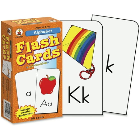 Geosafari Card Set - Carson-Dellosa, CDPCD3907, PreK-Grade 1 Alphabet Flash Cards Set, 1 / Set, Multi
