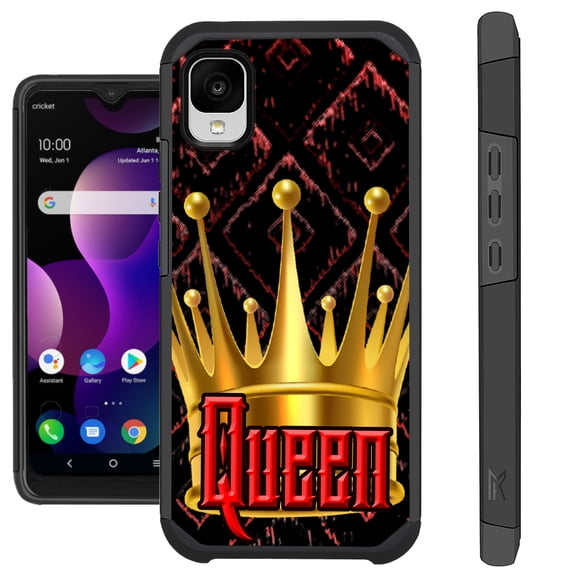 Compatible with TCL Ion Z Hybrid Fusion Guard Phone Case Cover (Dark Queen)